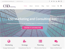 Tablet Screenshot of csd-marketing.com